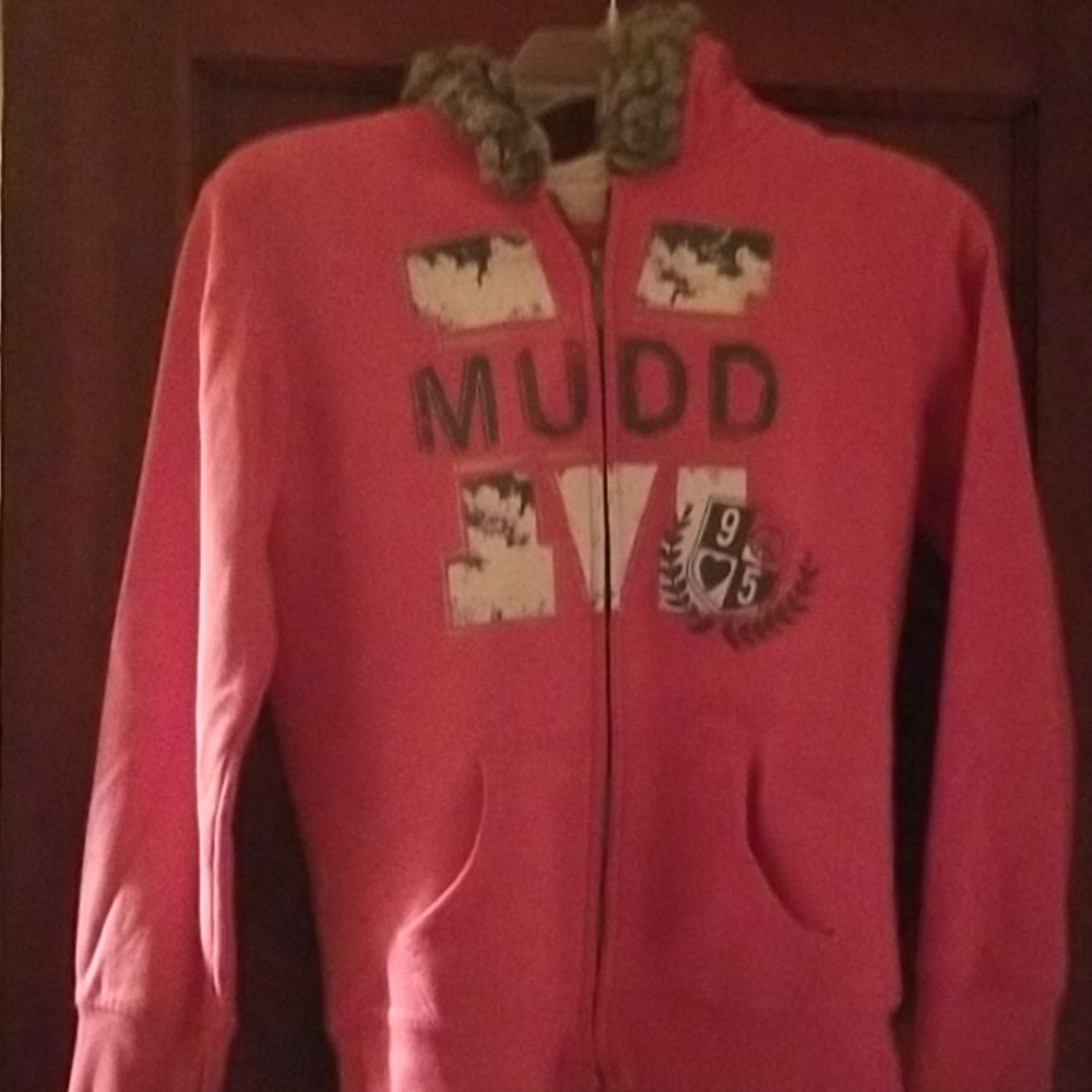 Mudd red sweat jacket